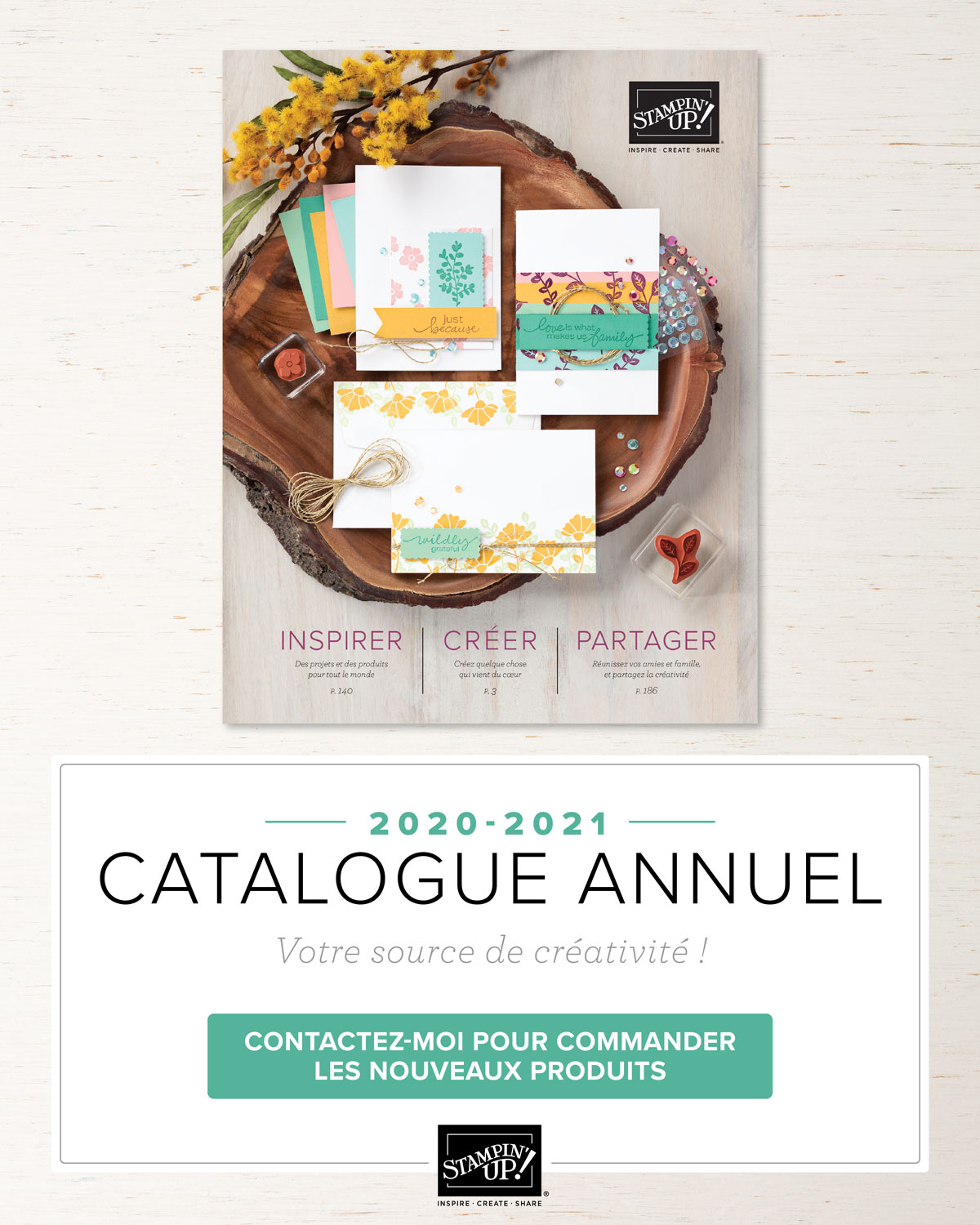 Nouveau catalogue annuel Stampin’up 2020/2021