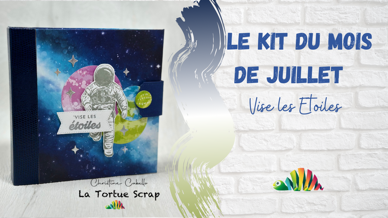 Voici le nouveau Kit Album Scrapbooking « Vise les Étoiles » – Explorez Votre Créativité Céleste !