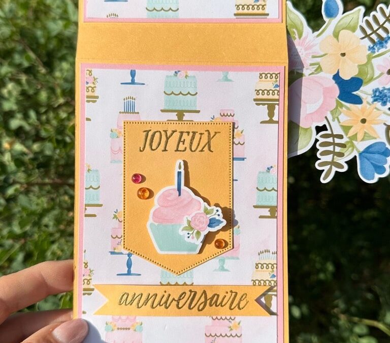 Scrapbooking Anniversaire : Réalisez une Carte Pop-Up Magique 🎉