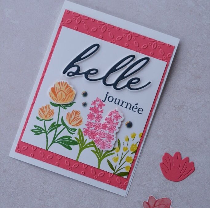 ✨ Mettez des fleurs dans votre vie – Création avec la collection Fleurs Épanouies 🌸