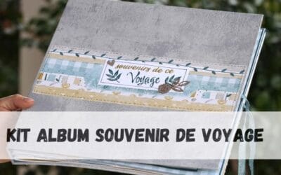 Découvrez le Kit Album souvenir de voyage album 30X30 cm   .