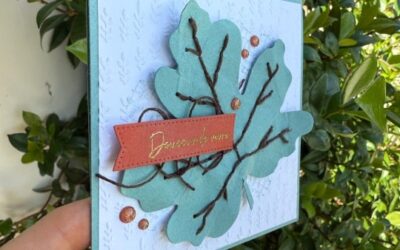 🌿 Idée de carte automnale simple et élégante – Collection « T’as de Fun » 🍂