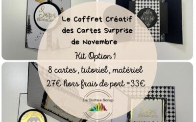 Le Coffret Créatif des Cartes Surprise de novembre « Noel moderne »