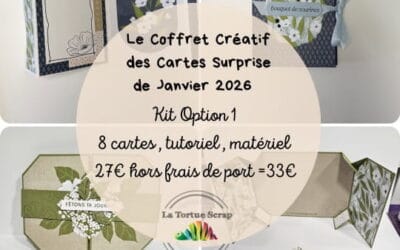 Le Coffret Créatif des Cartes Surprise de Janvier : fleurs adorable