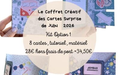 Le Coffret Créatif des Cartes Surprise de juin